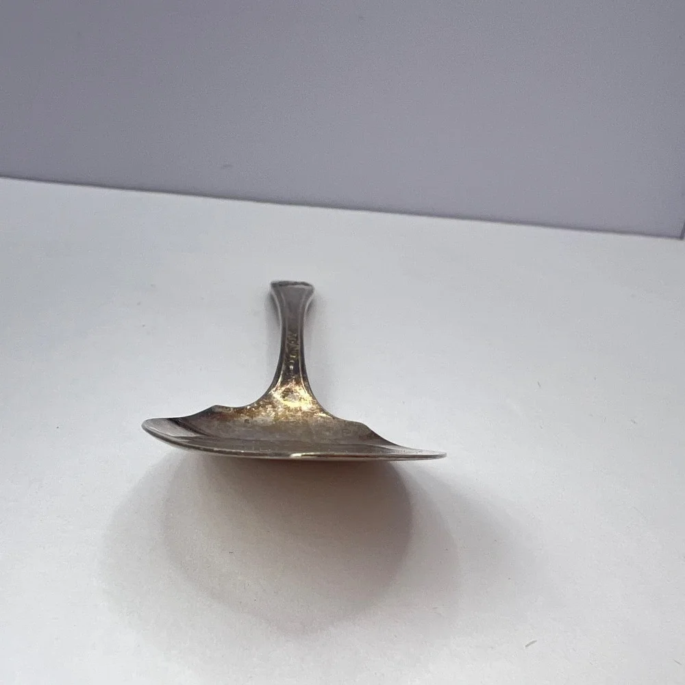 Oneida Community Queen Bess II Tudor Silverplate Solid Jelly Server Vtg 1940s